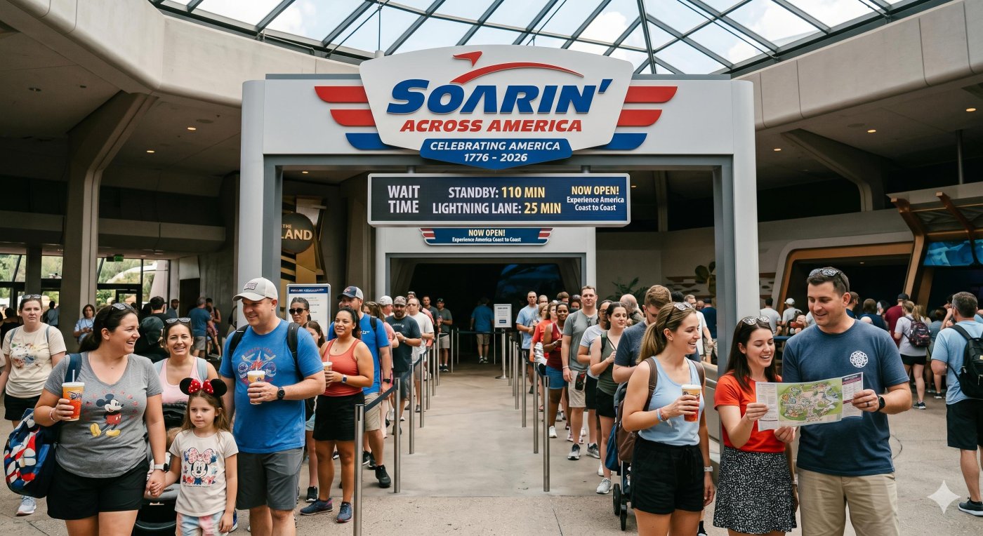 ¡Alerta Disney! Prepárate para volar de costa a costa con el nuevo "Soarin’ Across America"