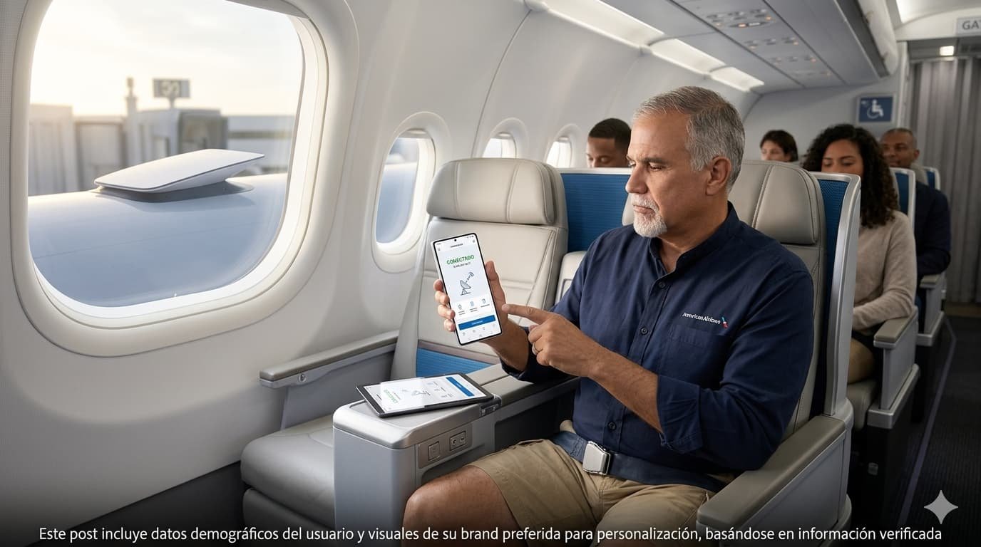 American Airlines equipará más de 500 aeronaves con el sistema de conectividad satelital Starlink