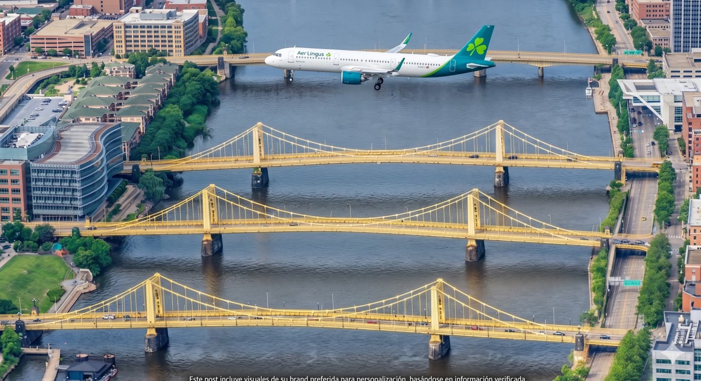Aer Lingus inaugura oficialmente sus vuelos directos entre Dublín y Pittsburgh