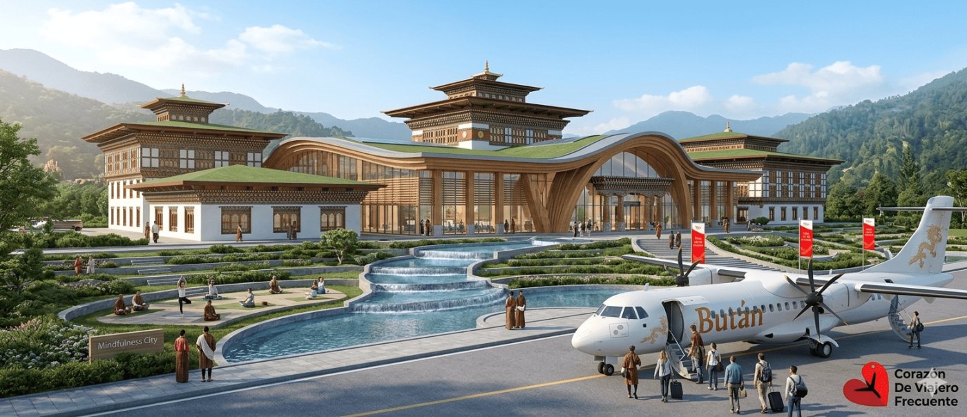 El futuro de Bután: El nuevo Aeropuerto Internacional de Gelephu y la Ciudad del Mindfulness