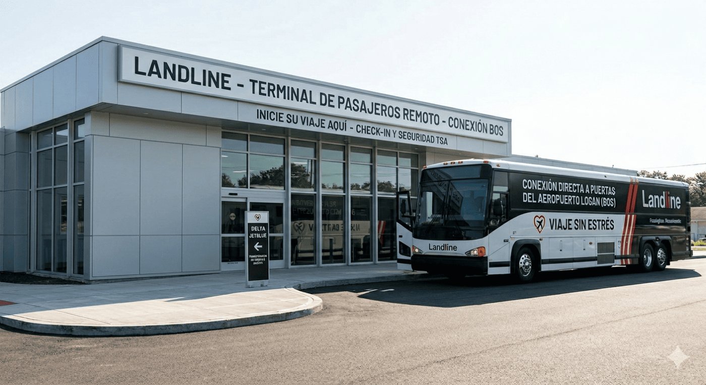 ¿Adiós al estrés en el aeropuerto? Boston lanza la primera terminal remota de EE. UU.