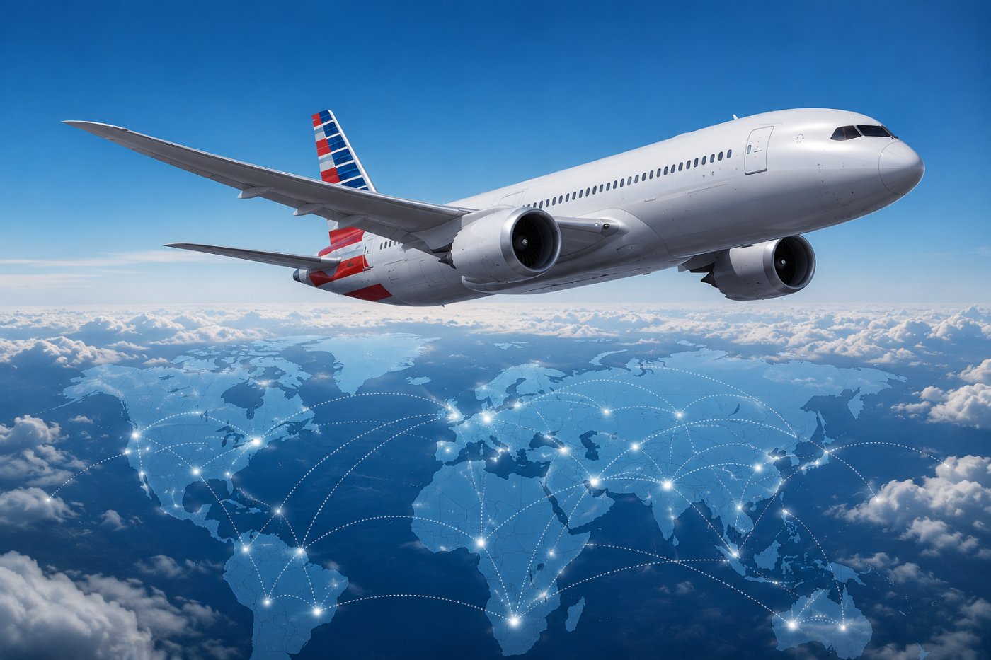 American Airlines alcanzará 100 destinos internacionales en 2026