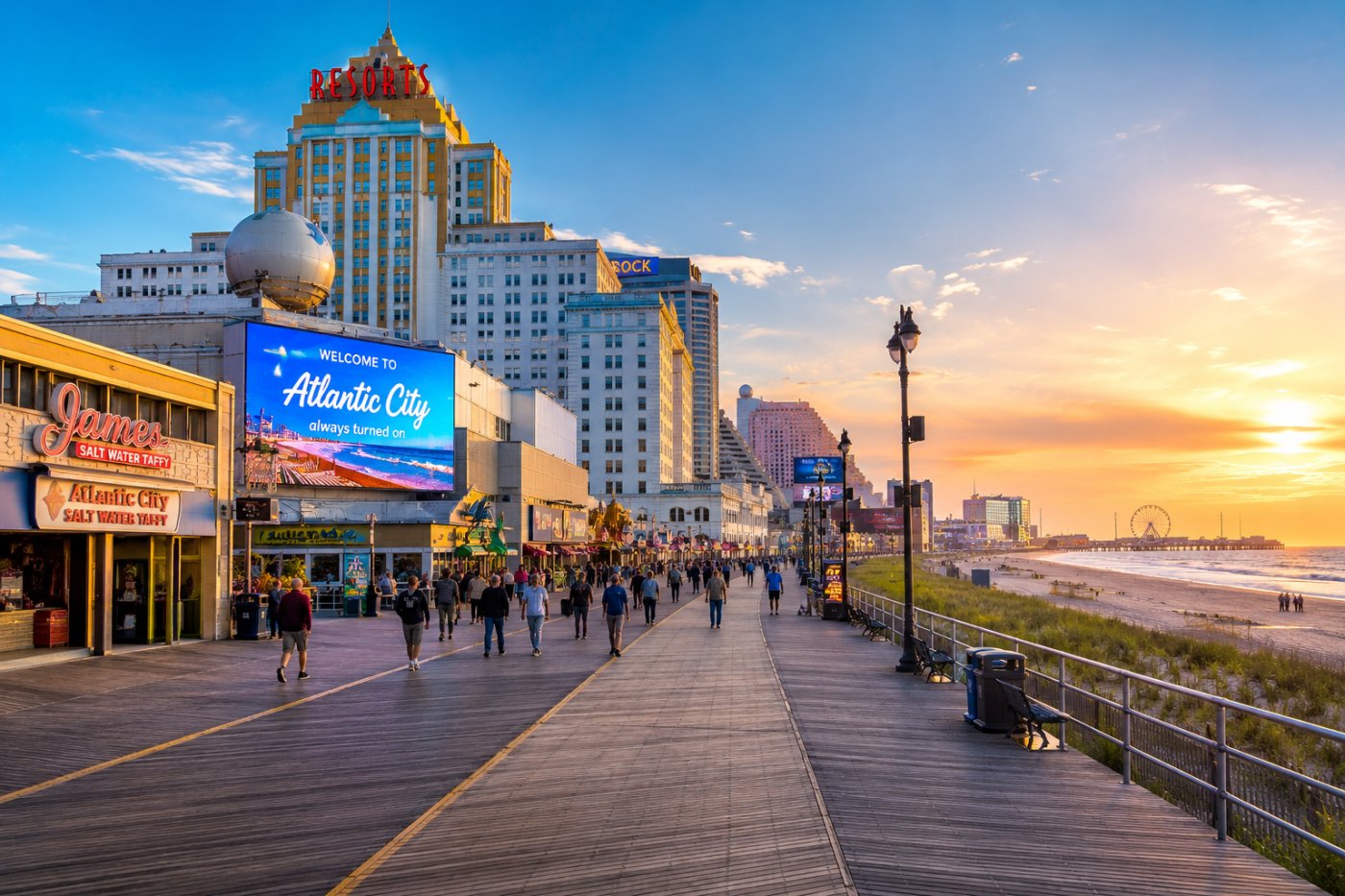 Atlantic City apuesta por reinventarse: más allá de los casinos.