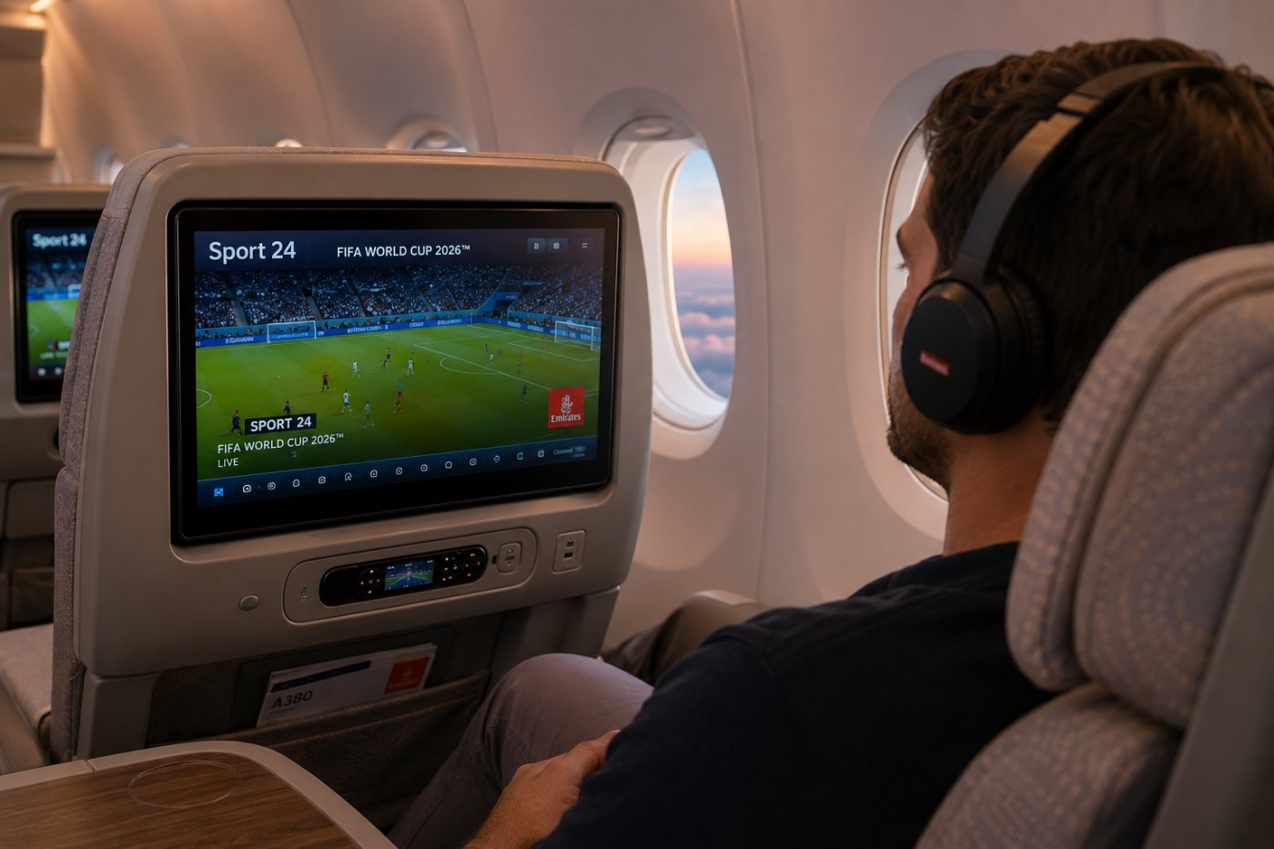 ¿Vuelas con Emirates durante el Mundial? Podrás ver todos los partidos en vivo desde el avión