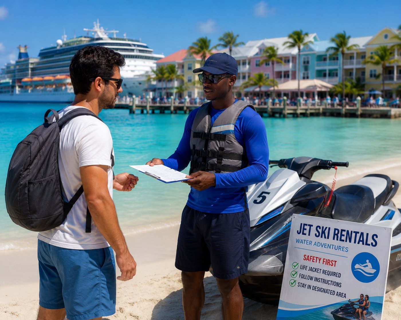 Si visitas Bahamas, presta atención a esta advertencia sobre las motos acuáticas