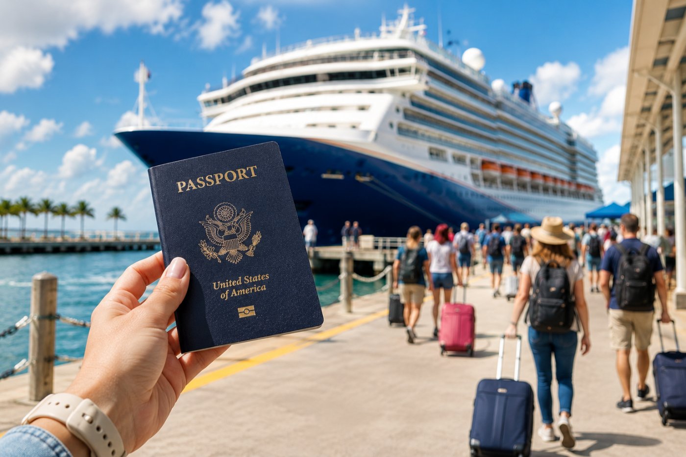 En cruceros ¿Pasaporte libro o tarjeta?