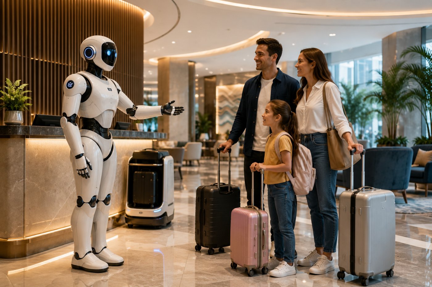 China desarrollará el primer hotel del mundo con servicio integral operado por robots
