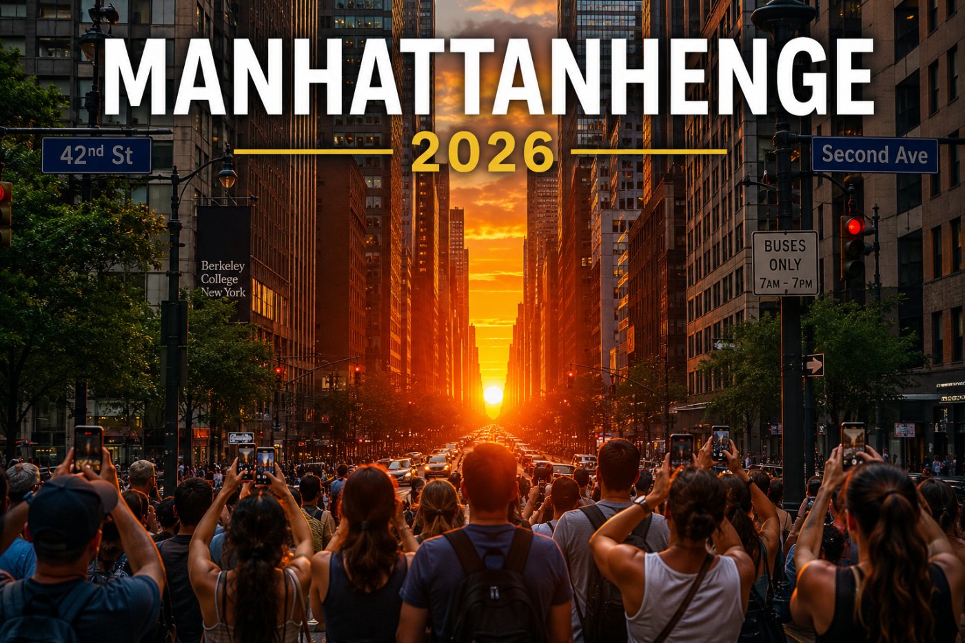 Manhattanhenge 2026: el espectáculo que convierte las calles de Nueva York en una postal perfecta
