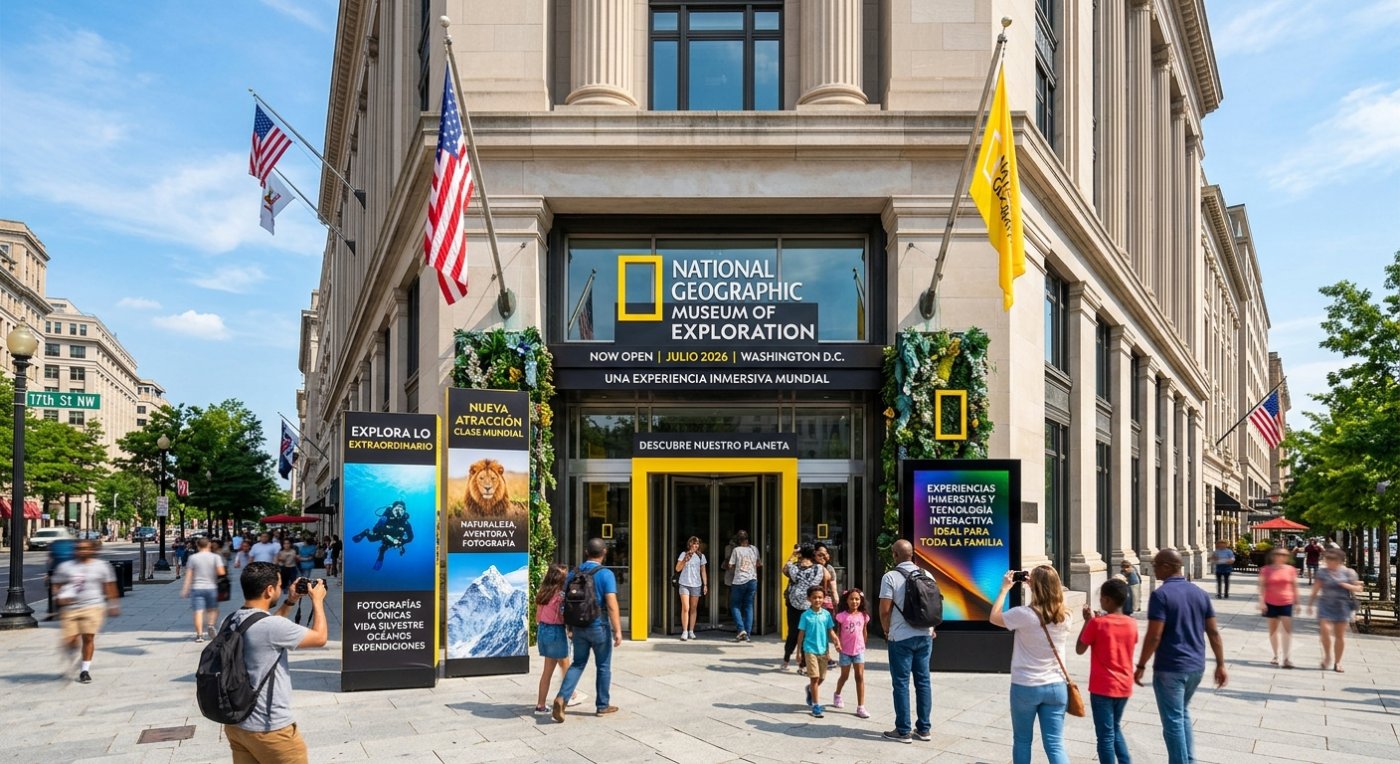 National Geographic inaugura un espectacular museo de exploración en Washington D. C.
