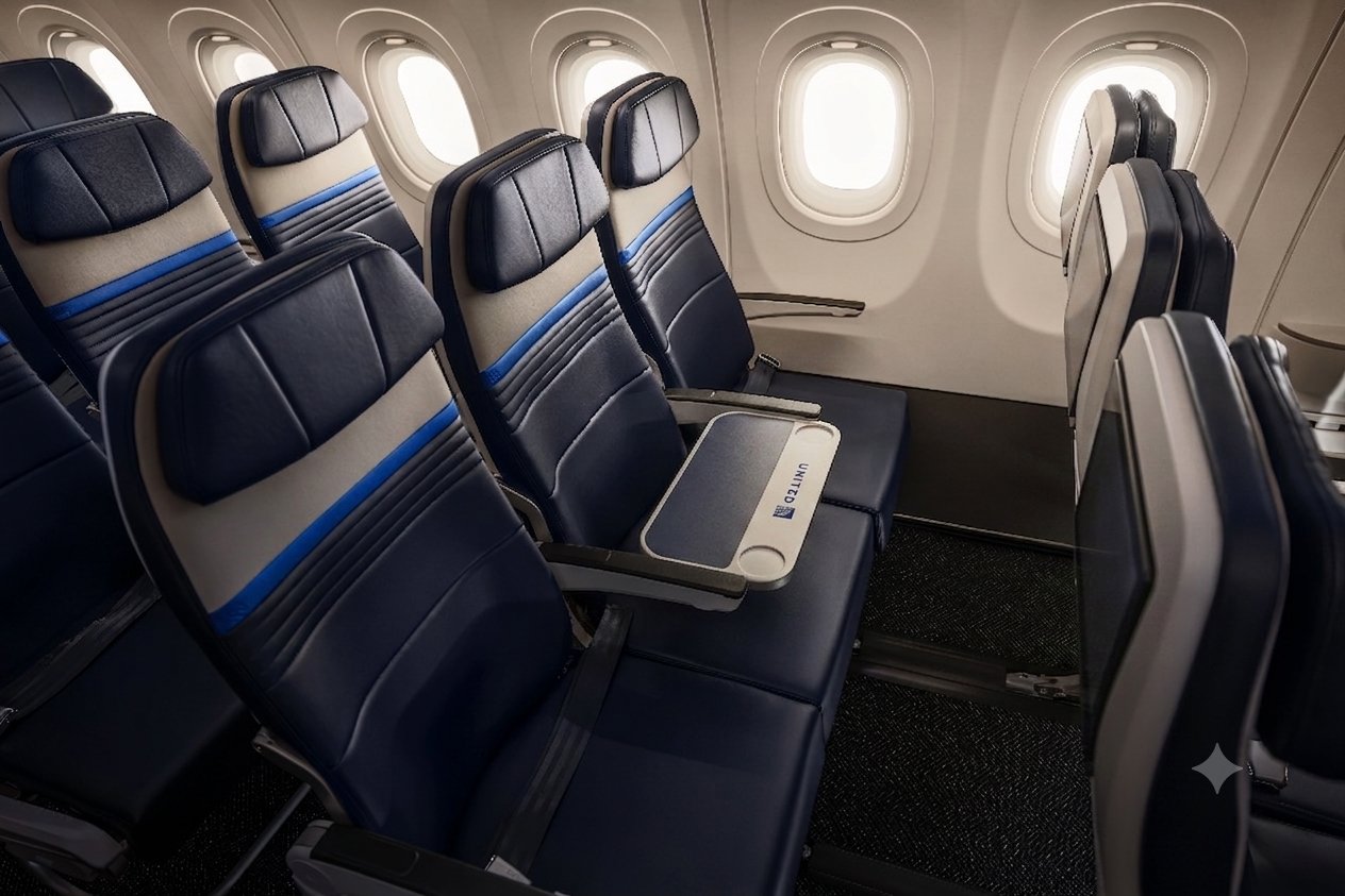 ¿Pagarías más por viajar sin nadie en el asiento del medio? United Airlines cree que sí
