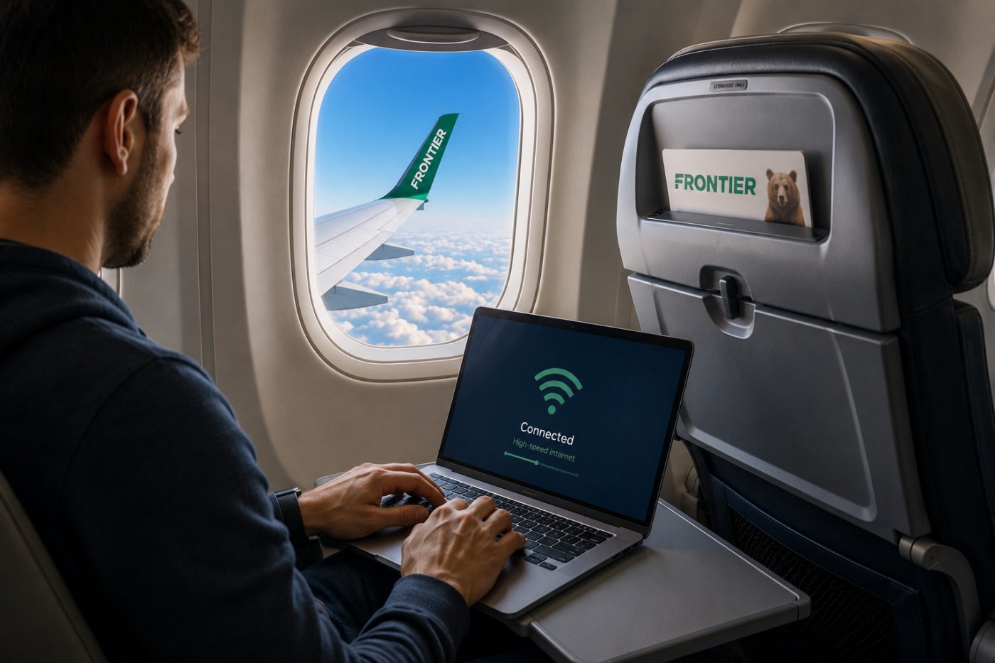 ¿Mejorará la experiencia de volar con Frontier? La aerolínea anuncia internet de alta velocidad a bordo
