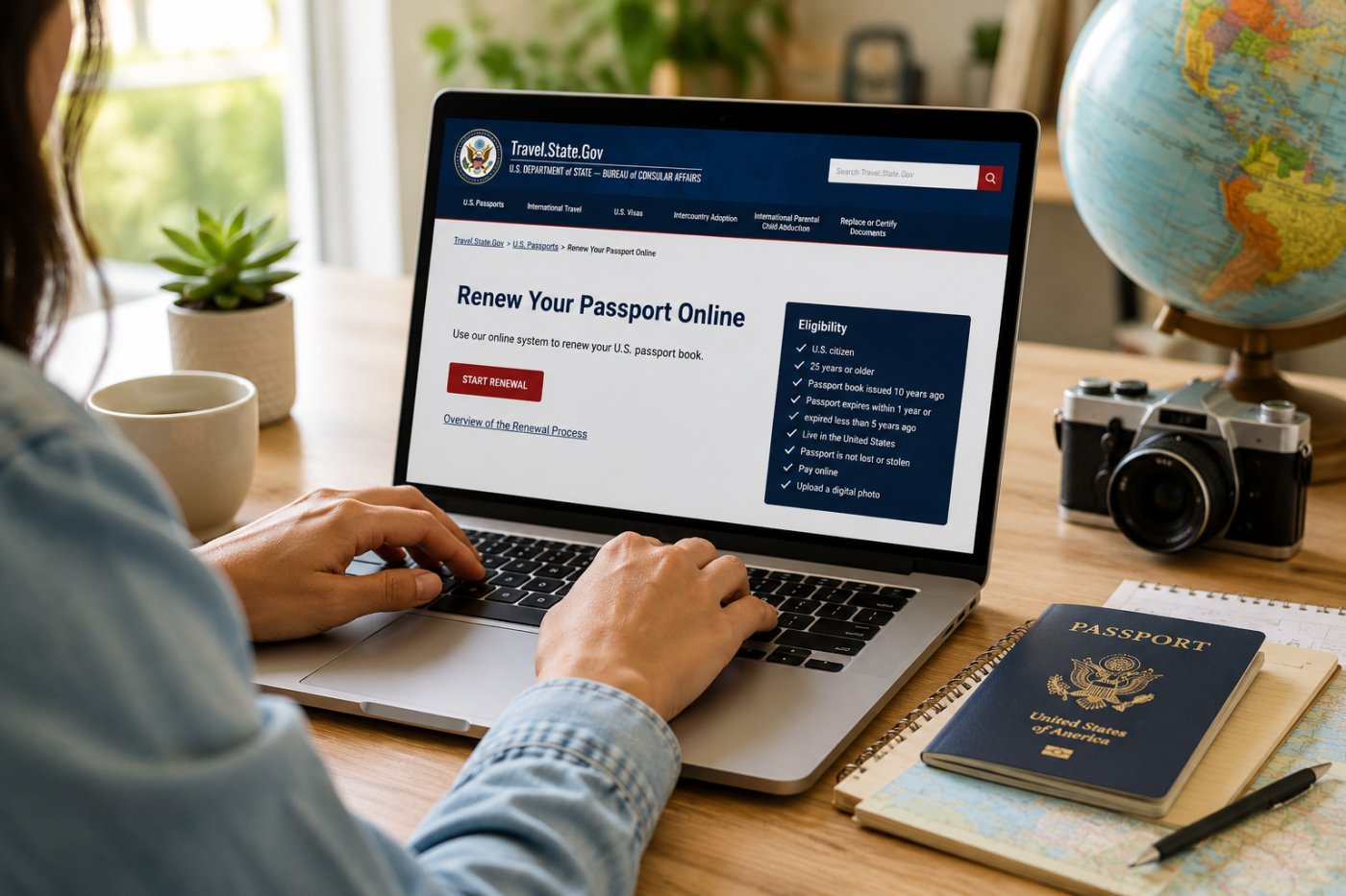 ¿Puedes renovar tu pasaporte estadounidense por Internet? Esto es lo que debes saber