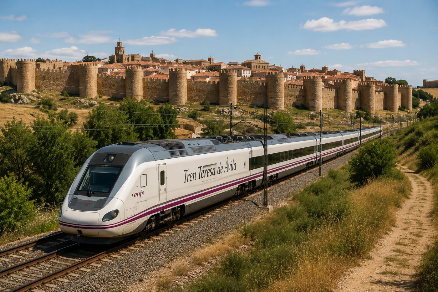 Uno de los viajes en tren más bonitos de España está de regreso: así puedes visitar Ávila en una escapada desde Madrid