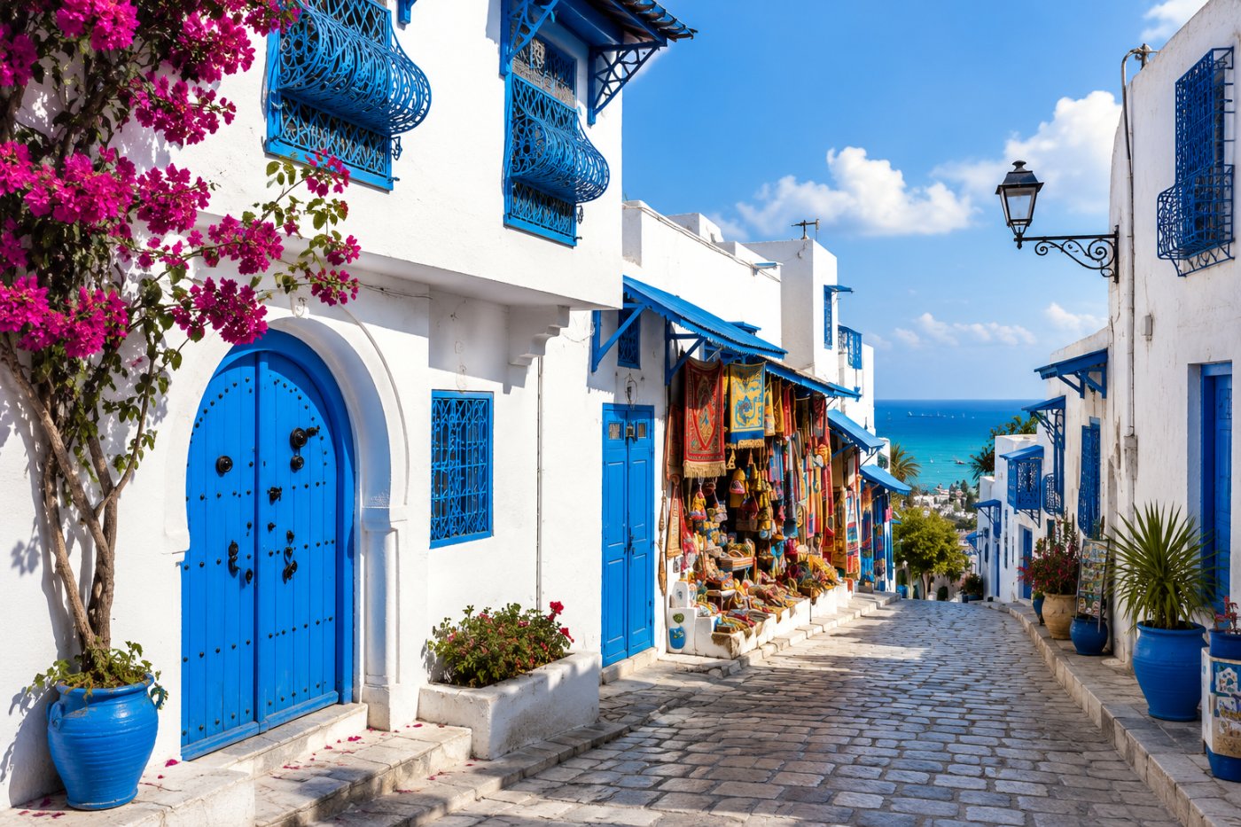 El pueblo azul y blanco de Túnez que la UNESCO acaba de declarar Patrimonio Mundial