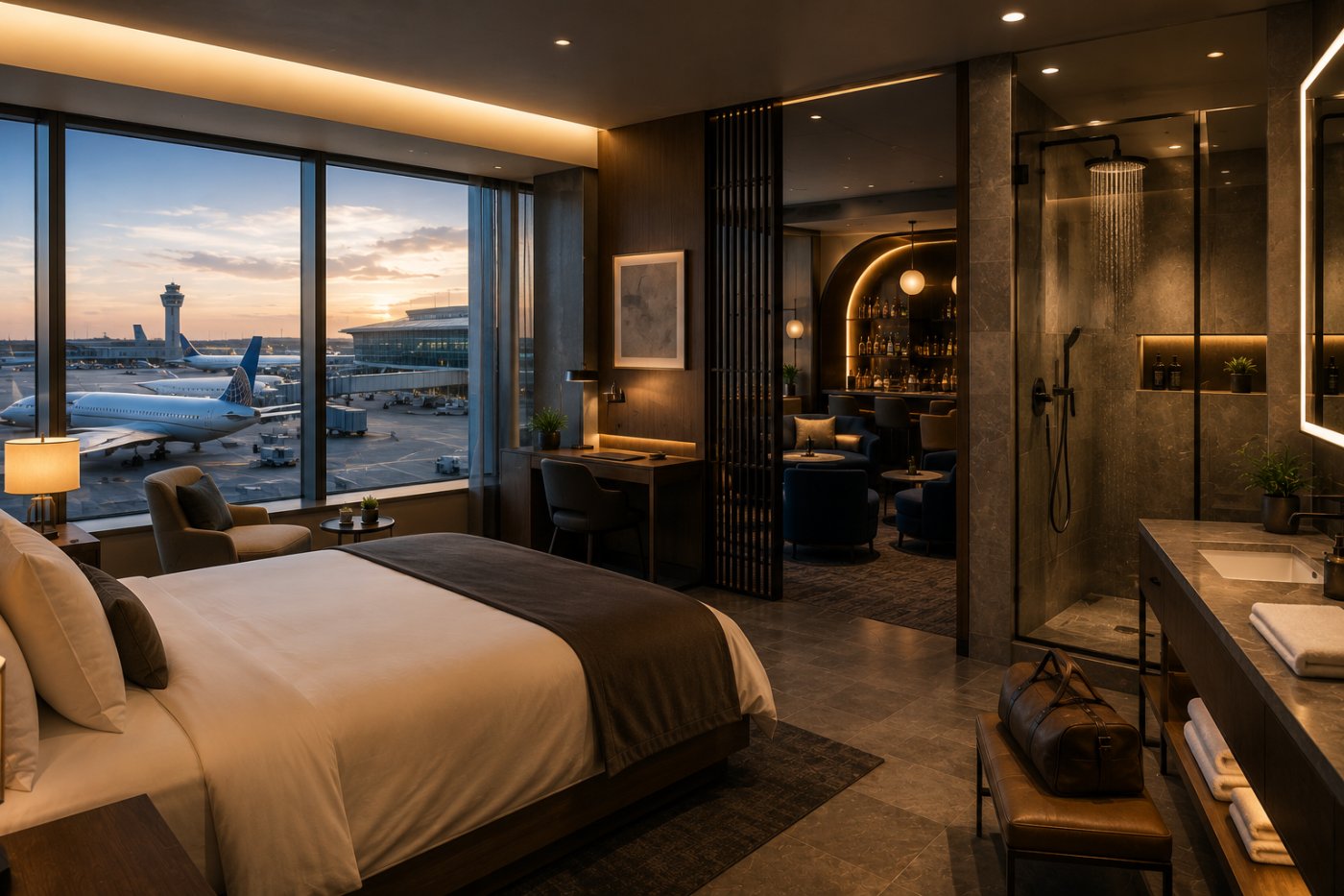 El aeropuerto de San Francisco quiere cambiar las escalas para siempre con habitaciones privadas y experiencias premium