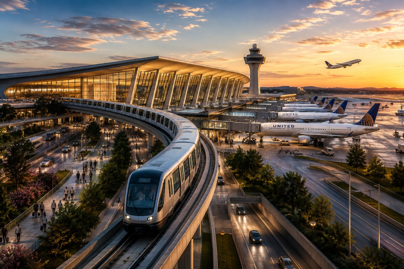 Washington Dulles inicia una transformación histórica de 20 mil millones de dólares para convertirse en el aeropuerto del futuro