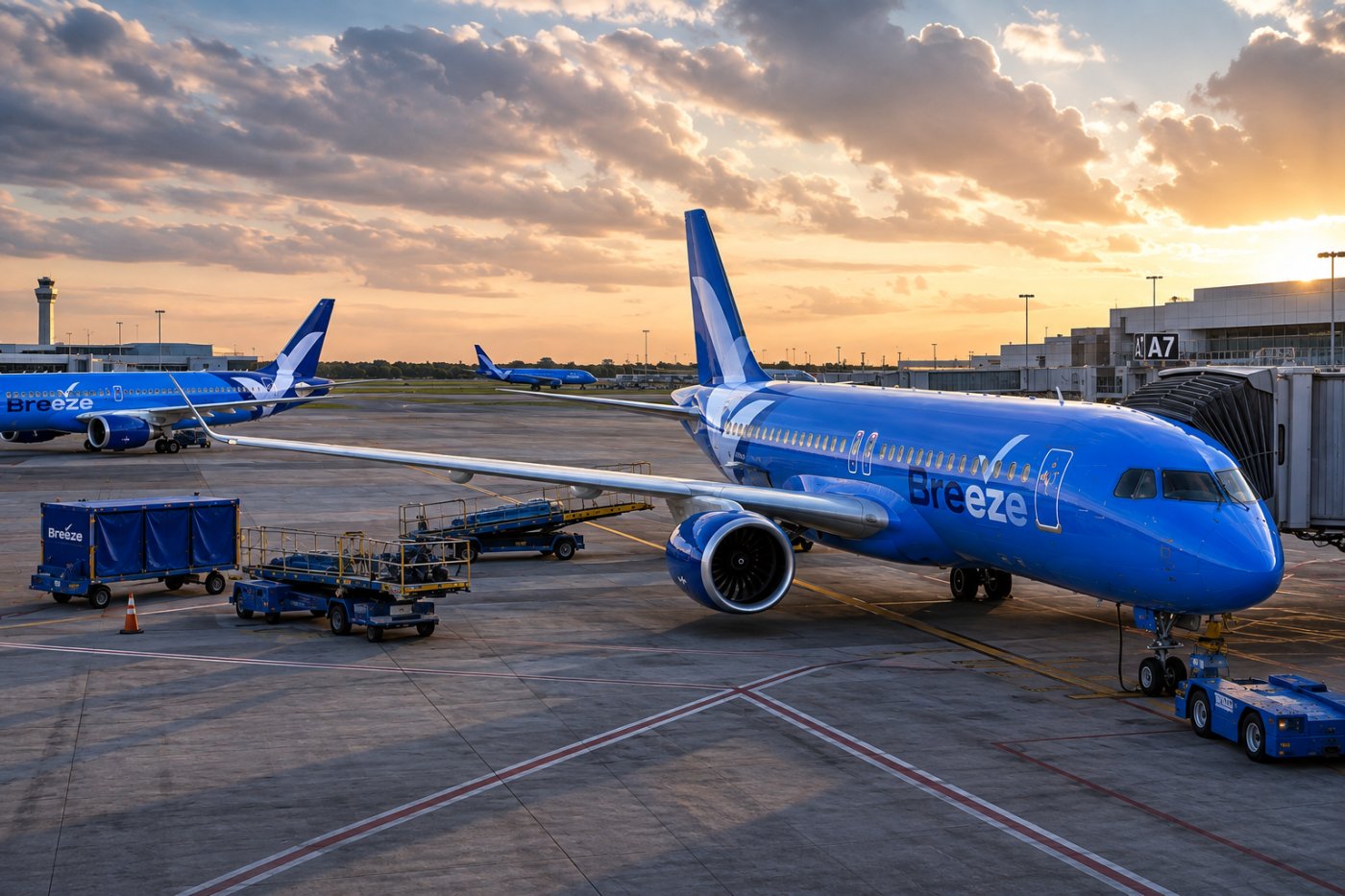 Breeze Airways aumenta frecuencias en 14 rutas: más vuelos y mejores opciones para los viajeros