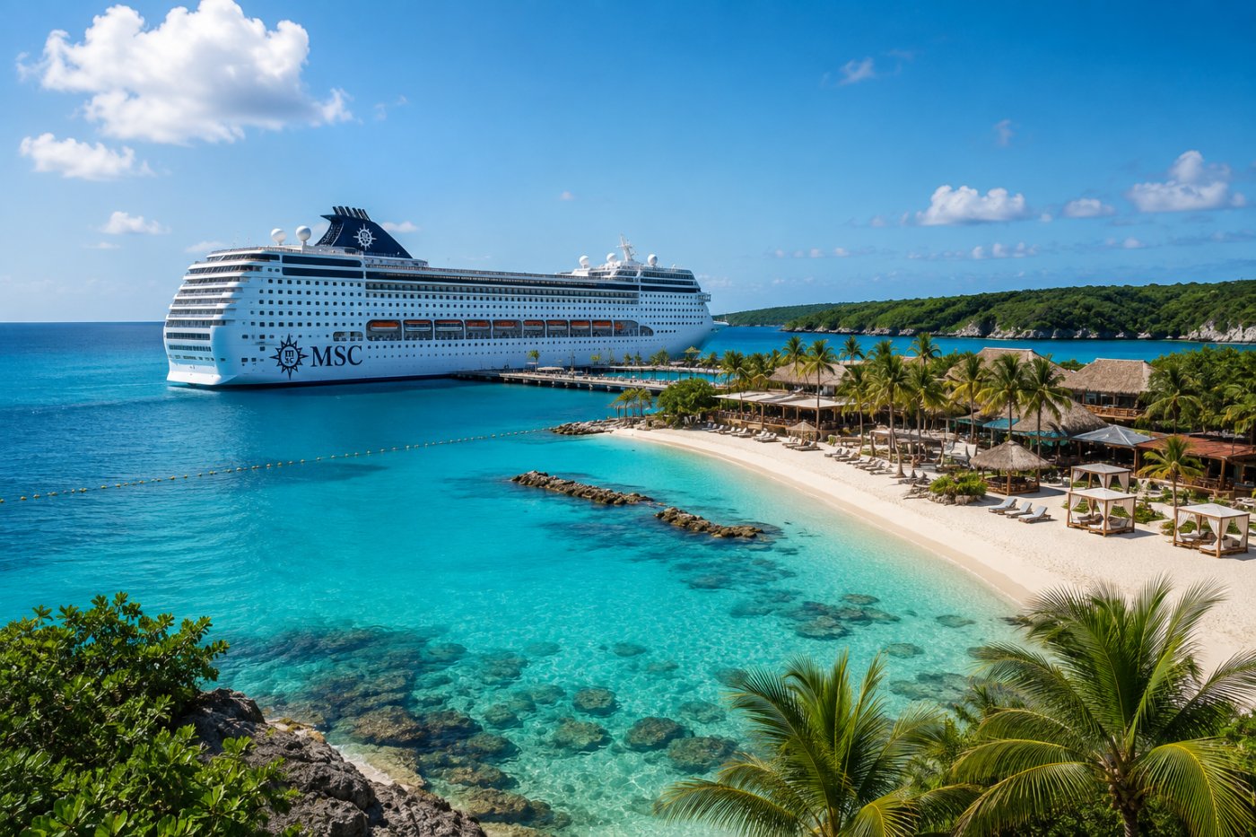 MSC Cruises estrenará Catalina Sugar Beach en República Dominicana