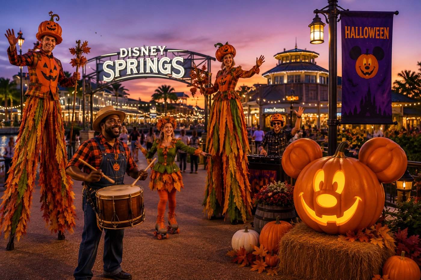 Halloween llega a Disney Springs: entretenimiento gratuito y novedades para este otoño