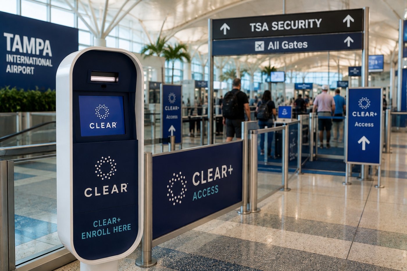 CLEAR llega al aeropuerto de Tampa: esto cambiará al pasar por seguridad
