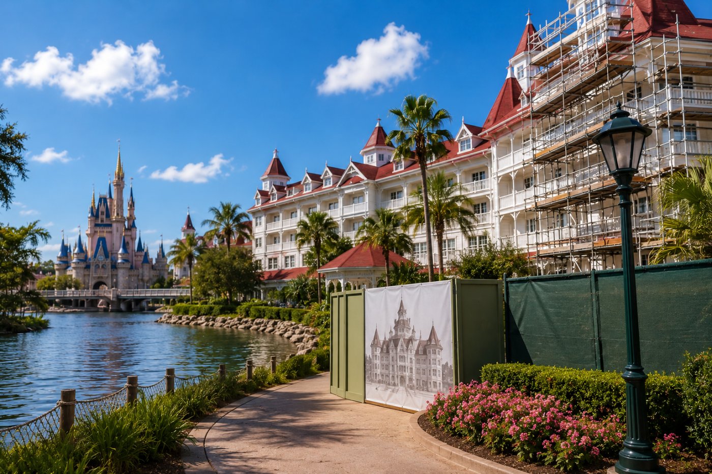 ¿Vas a hospedarte en Disney World? Estos hoteles tendrán obras y cierres parciales