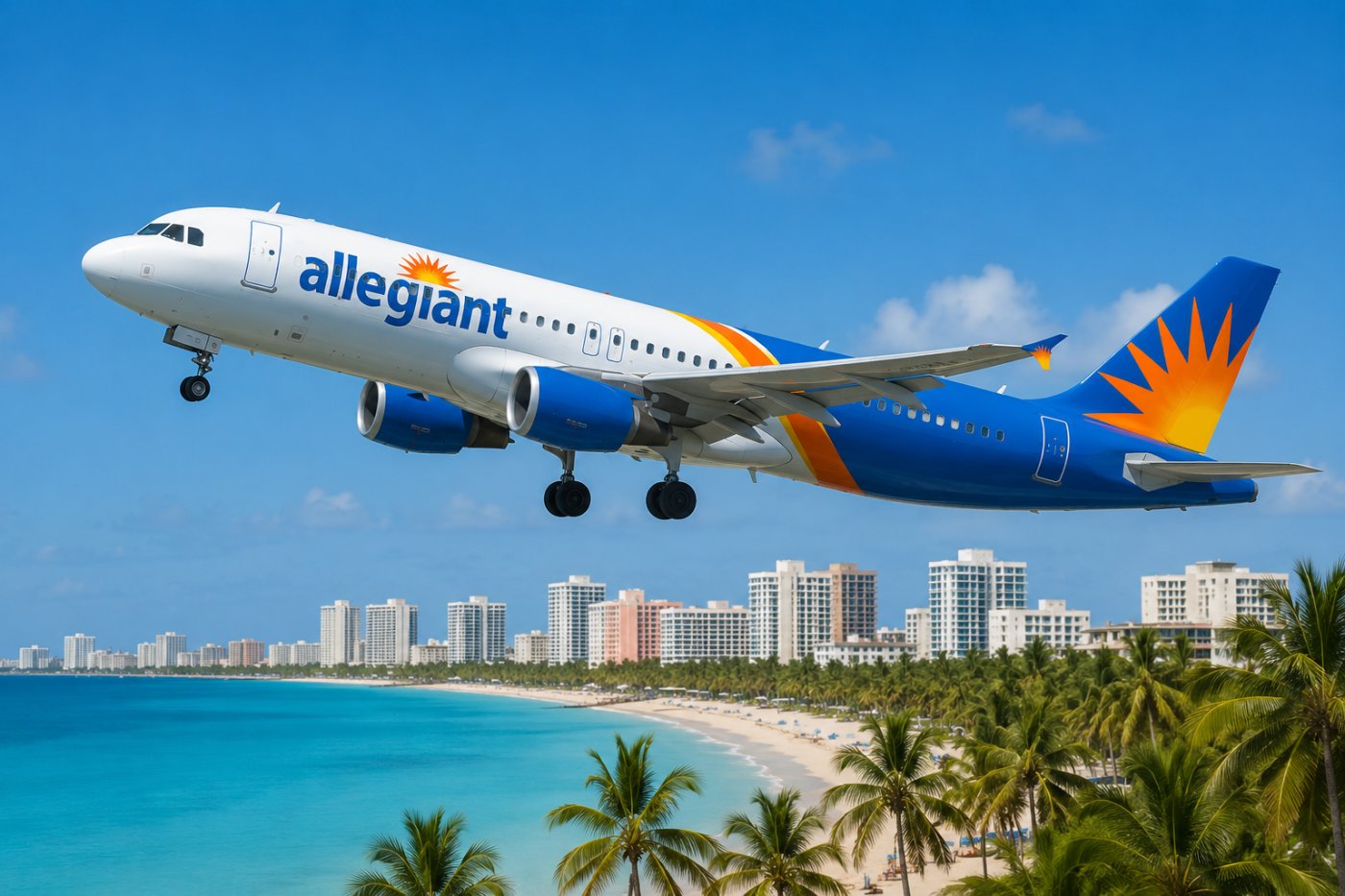 Allegiant anuncia nueve nuevas rutas a Florida para 2027