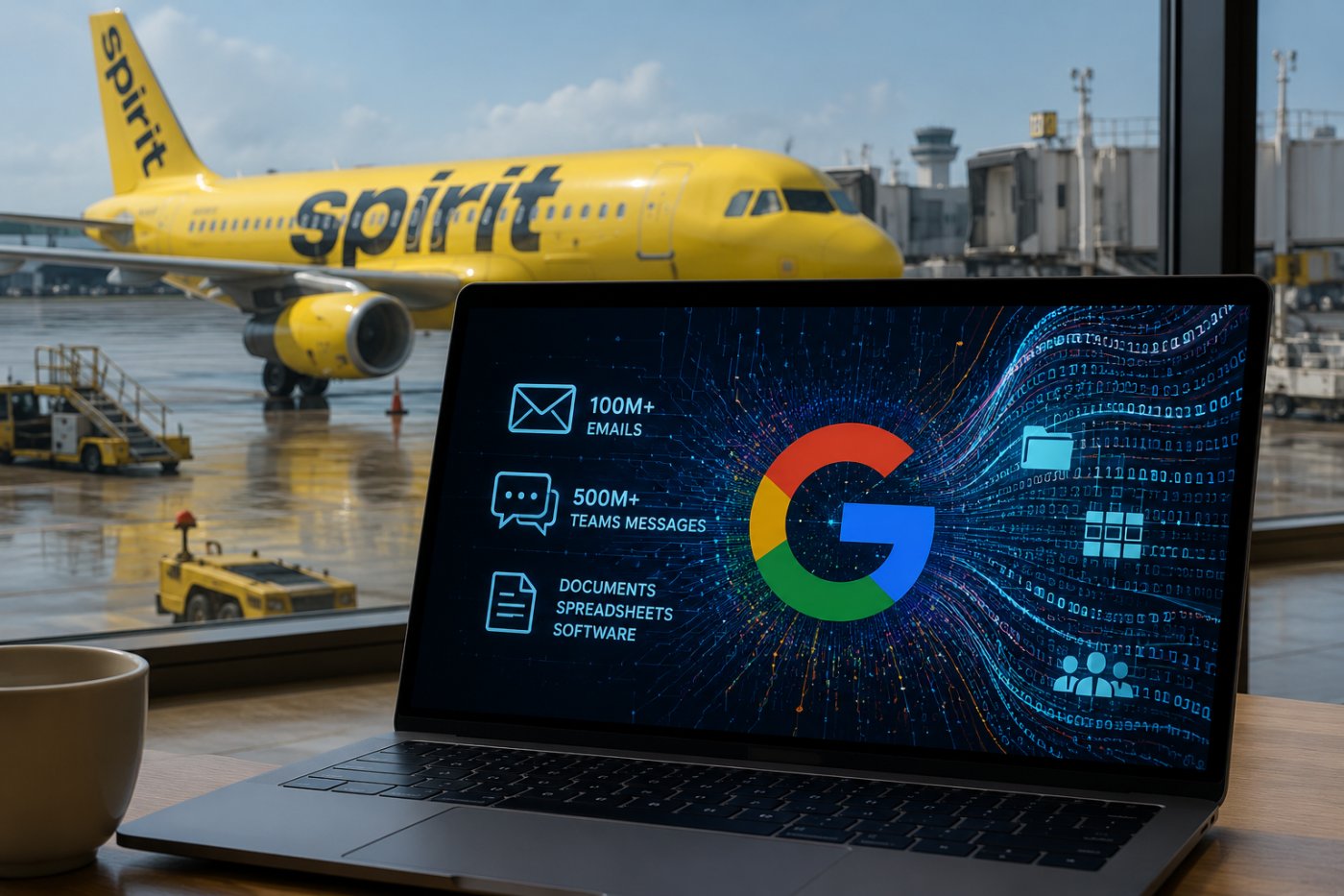 ¿Google tendrá tus datos de Spirit Airlines? Esto es lo que comprará por $10 millones