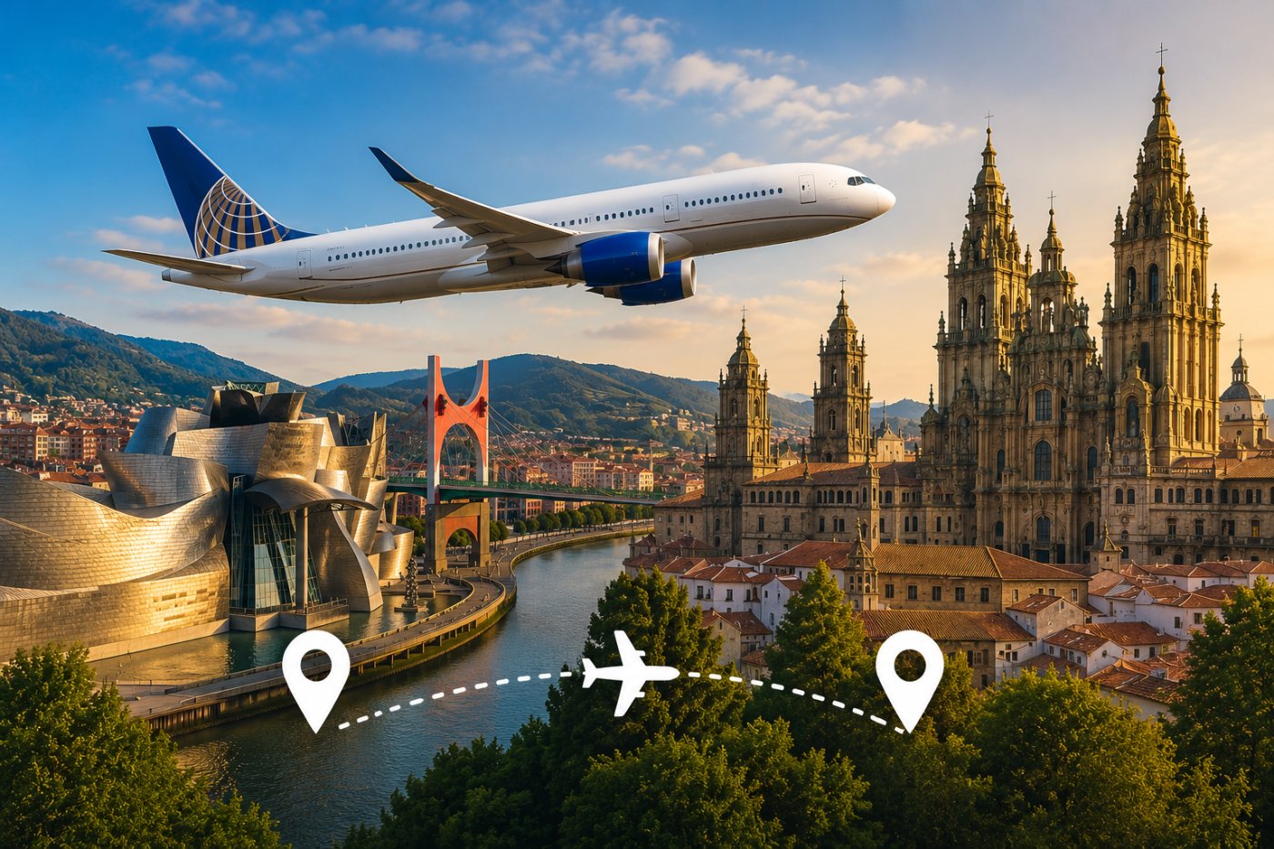 United quiere llevar más estadounidenses a dos destinos de España: ¿cuáles son?