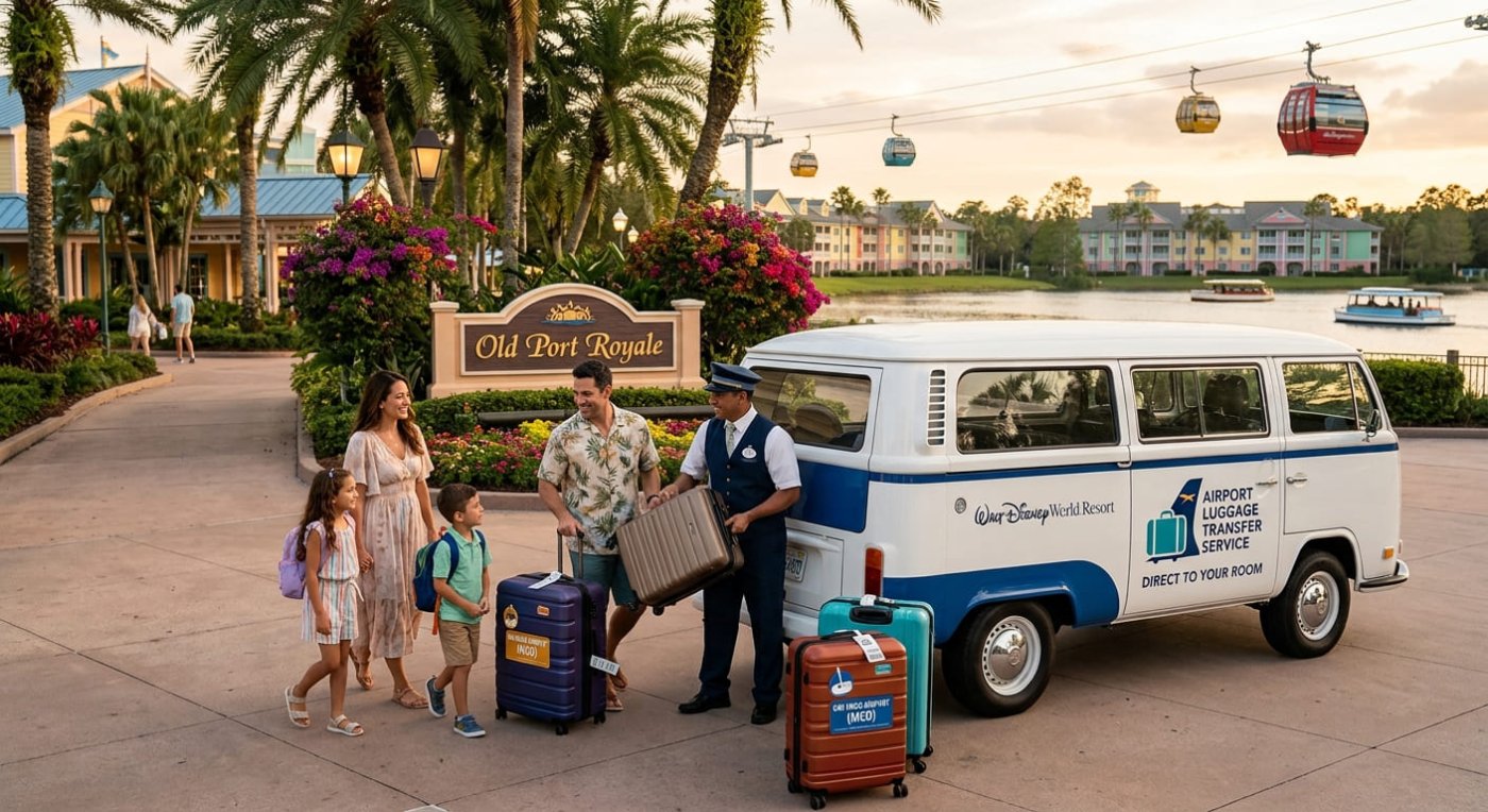 Llegas a Orlando y Disney lleva tus maletas al hotel: el servicio se amplía a otro resort