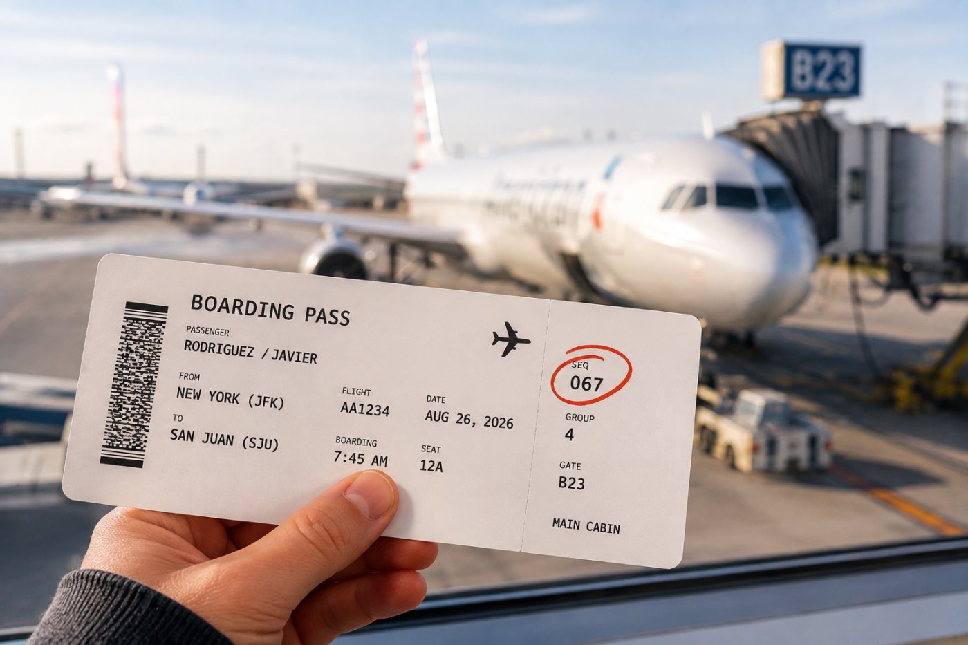 ¿Qué significa “SEQ” en tu boarding pass? Ese pequeño número puede ser más importante de lo que imaginas