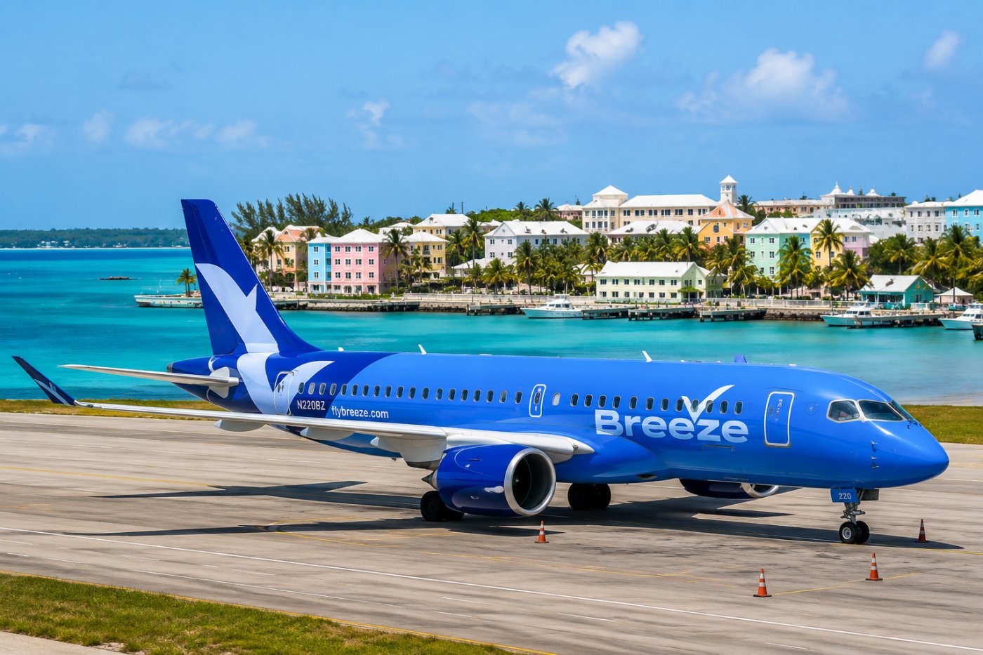 ✈️ Breeze aumenta sus vuelos entre Tampa y Nassau para 2027