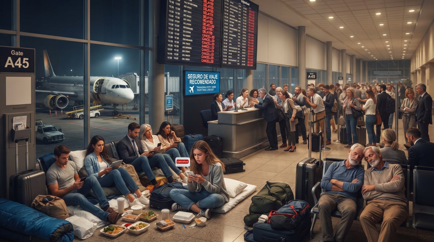 ¿Tu avión se avería? La nueva regla del DOT que podría dejarte sin hotel gratis y por qué tu tarjeta de crédito es más vital que nunca ✈️