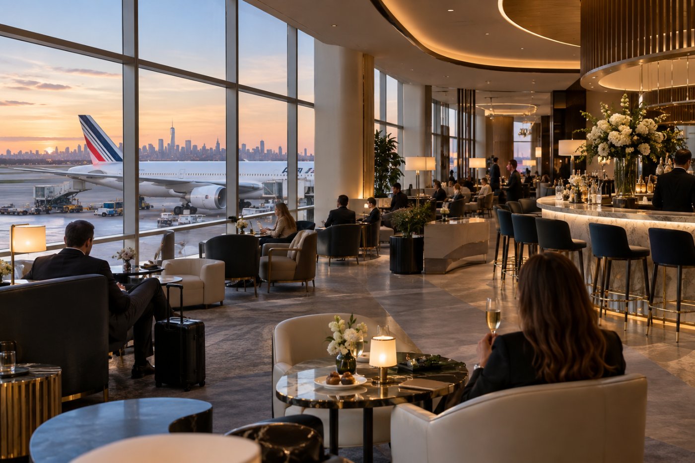 Air France prepara en JFK (New York)  el lounge más grande de su red internacional