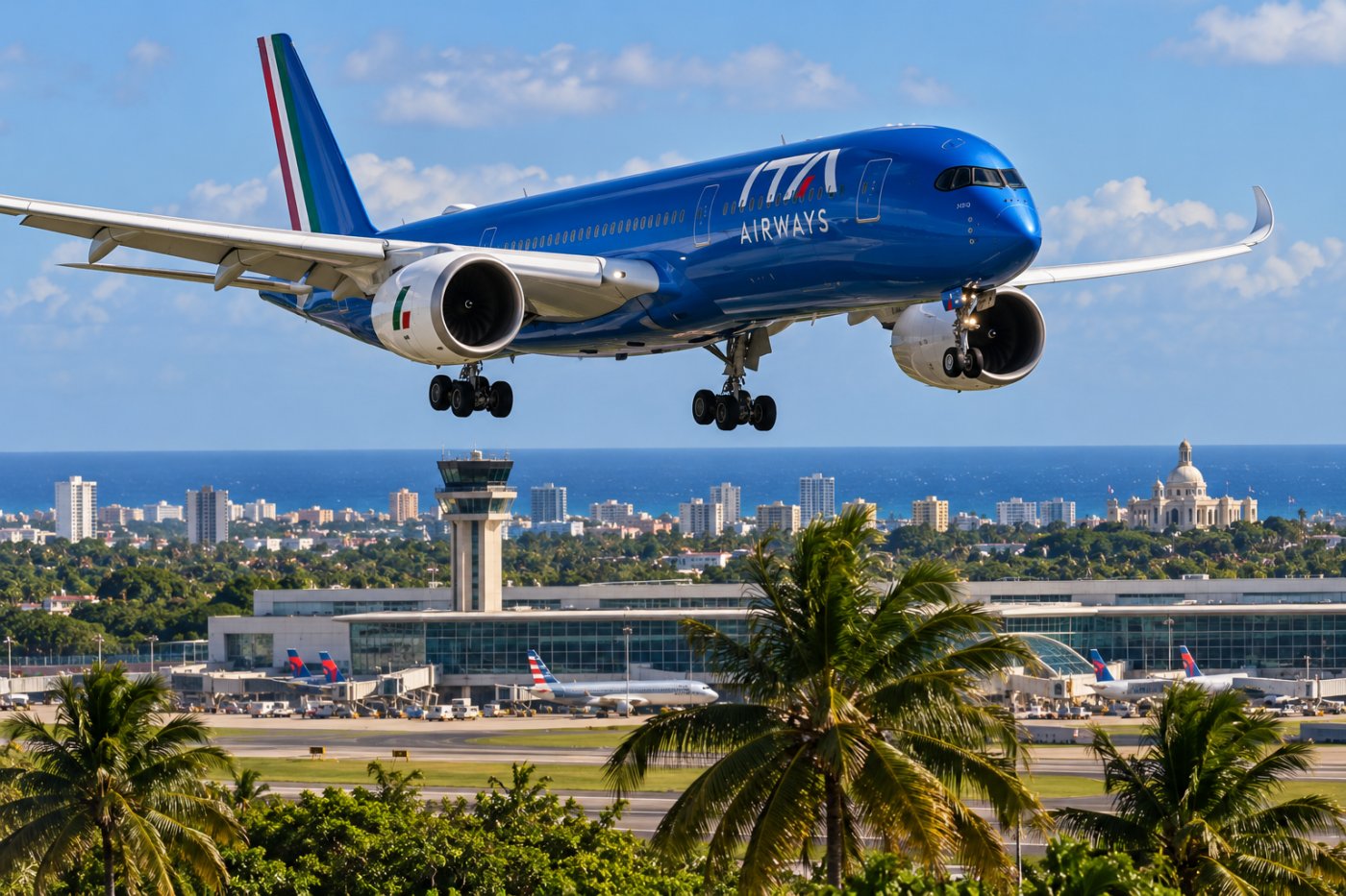ITA Airways conectará Roma y Santo Domingo desde noviembre
