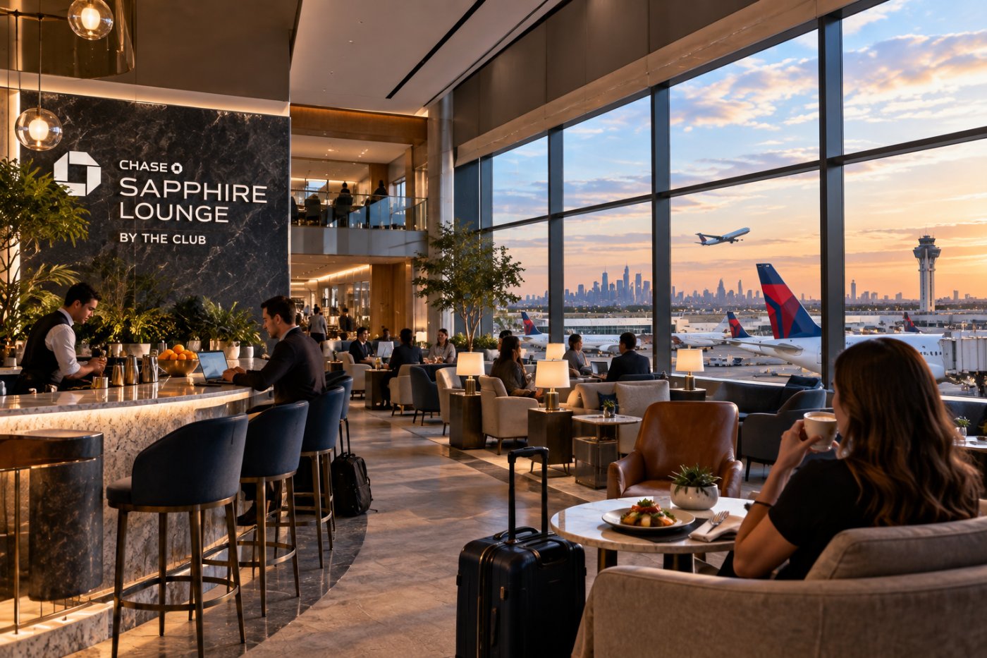 Chase Sapphire Lounge de LaGuardia es nombrado el mejor del mundo… pero el premio genera controversia