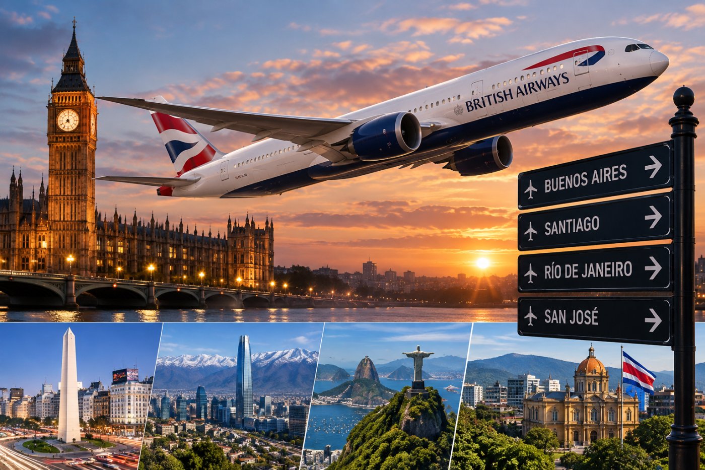 British Airways apuesta por Latinoamérica: 25% más capacidad