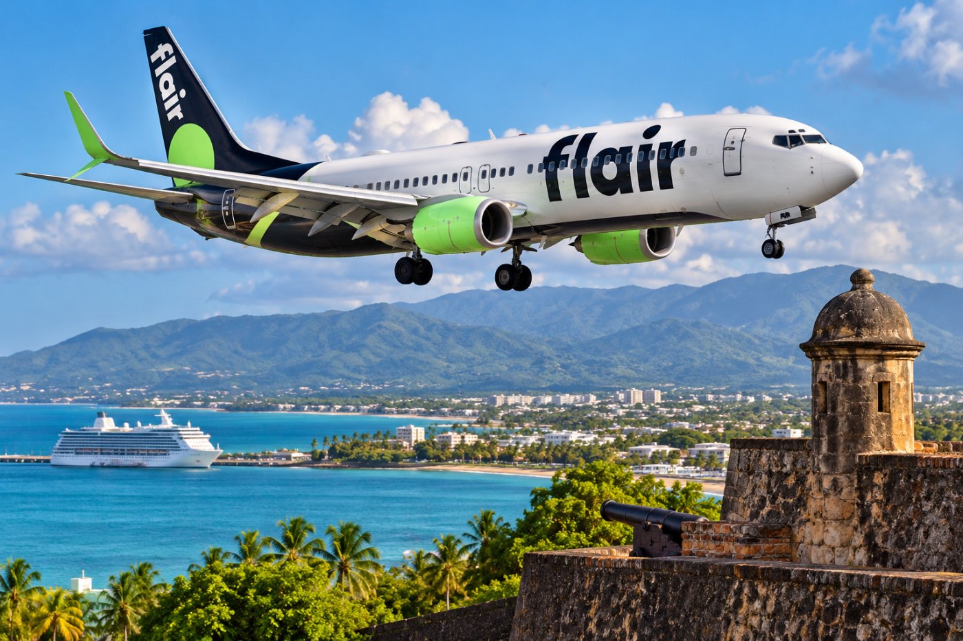 Flair Airlines pone sus ojos en un nuevo destino del Caribe