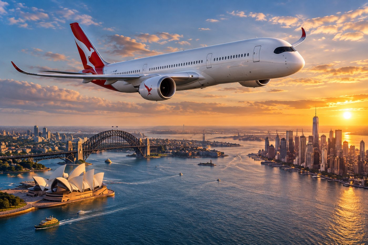 Qantas prepara un vuelo que cambiará la forma de viajar entre dos continentes